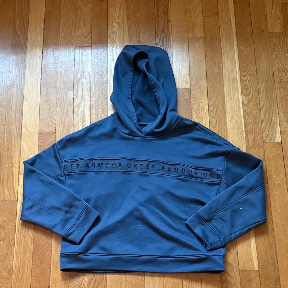 Under Armour Women Dark Blue Hoodie
